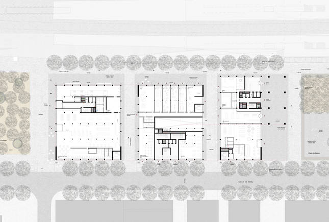 Grundriss Erdgeschoss mit Umgebung