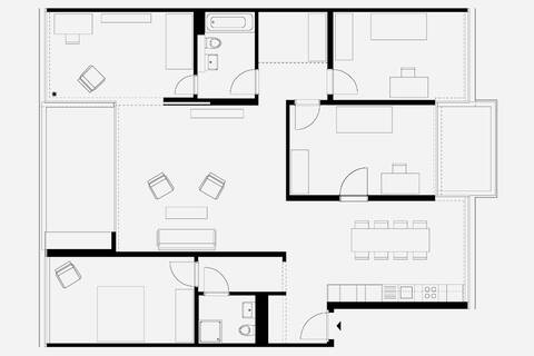 Grundriss Standardwohnung