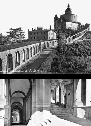 Haus und Weg zugleich: der Wallfahrtsweg zur Madonna di San Luca, Bologna, 1723