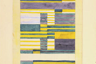 Anni Albers, Entwurf für einen Wandbehang: Zwischen Spiel und Strenge