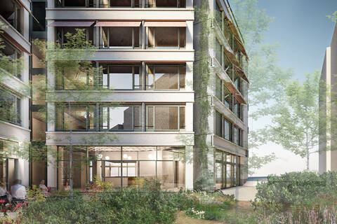 Visualisierung: Gartenhof