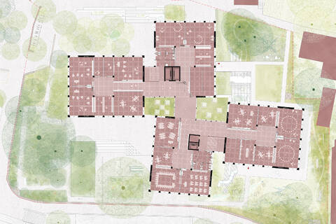 Exemplarischer Grundriss (2. Obergeschoss)