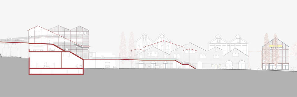 Arealschnitt: Passerelle