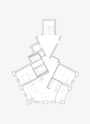 Typengrundriss Wohnung